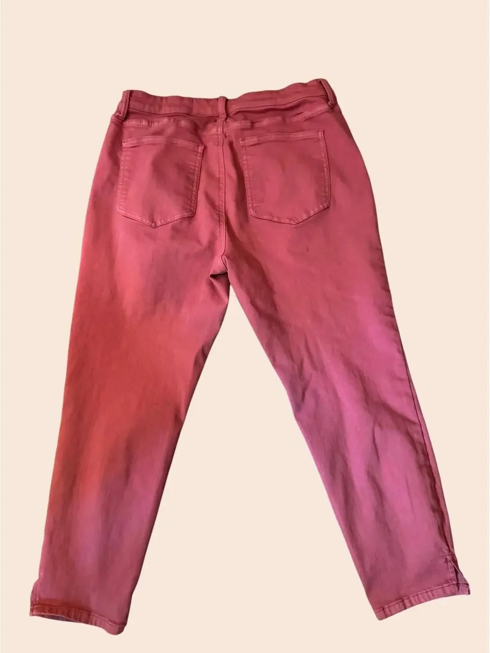 Cosmic Blue Love Pink Denim Jeans Size 32